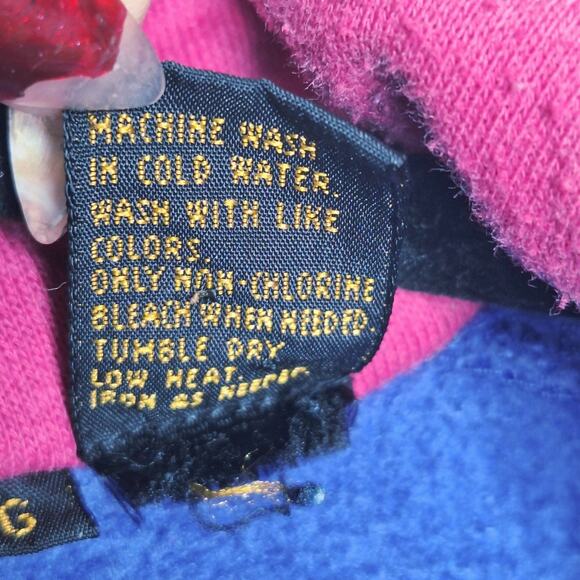 Vintage 90s Eddie Bauer Pullover Men's Large Fleece Snap Sweater Outdoors 90s - Picture 5 of 12